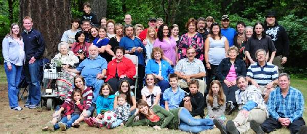 about 45 people at the reunion