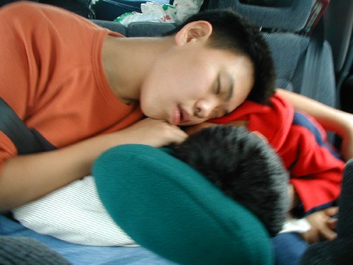 Steve asleep