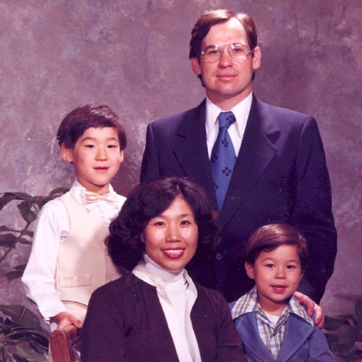 Studio Family Picture in 1980