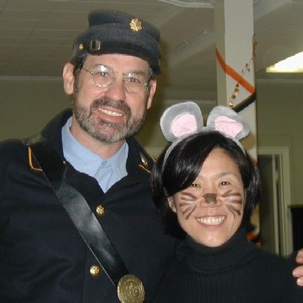 Chris and Kim on Halloween 2005