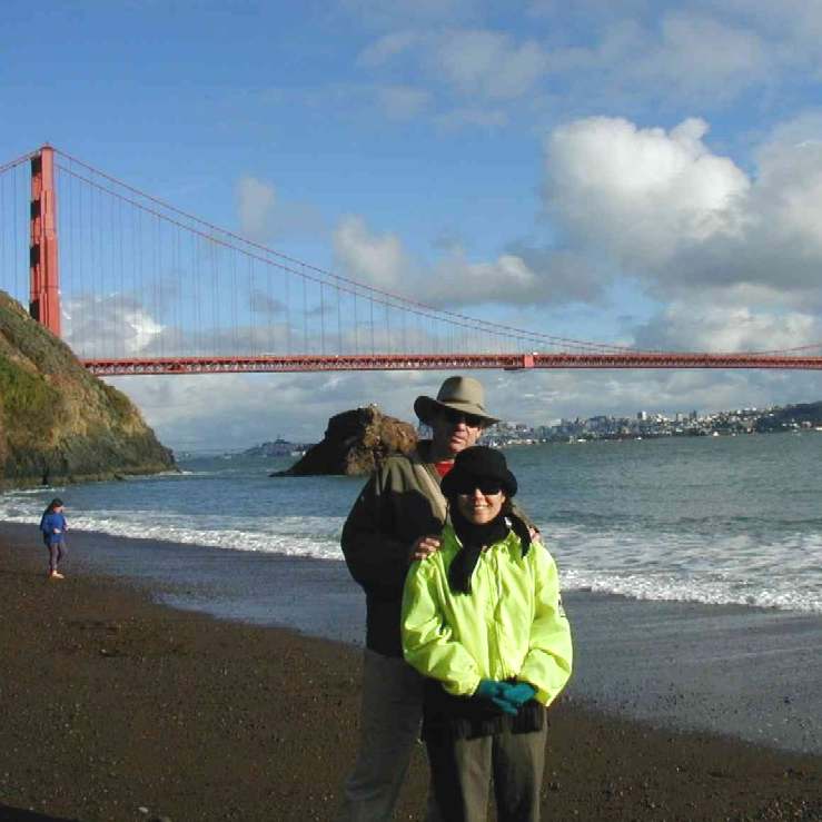 Chris & Kim at Kirby Cove in 2003
