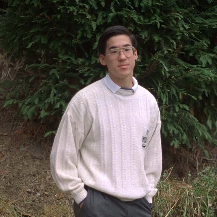 Zachary at High School graduation in 1993