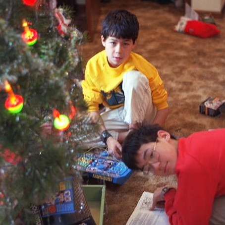 Zachary & Peter / Christmas 1987