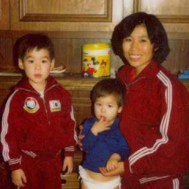 Kim with little boys at FLW in 1978