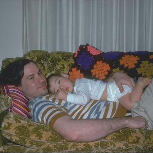 Chris with Baby Z in 1975