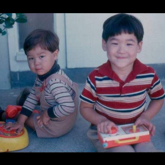 Simon and Zac at FLW in 1978