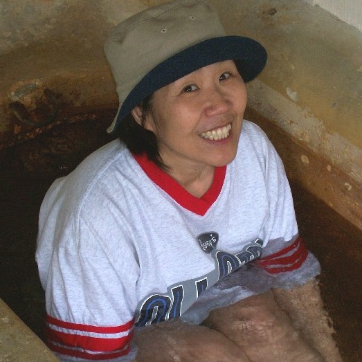 Kim at Vichy Springs (Itchy springs) ~ 2005