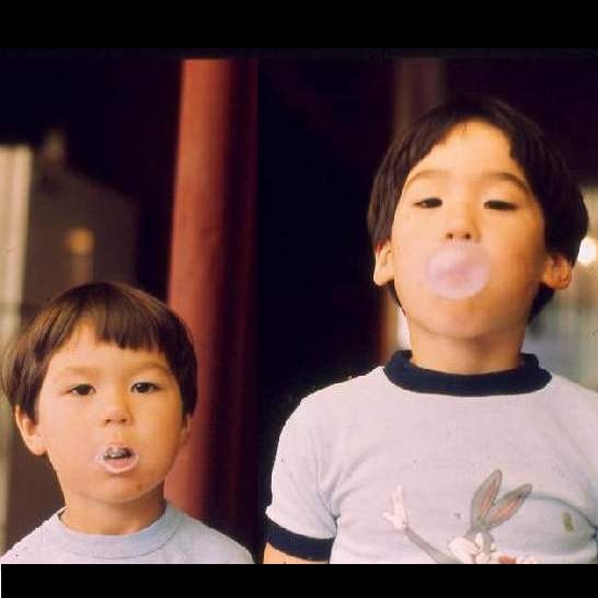 Spit bubble and gum bubble ~ 1981